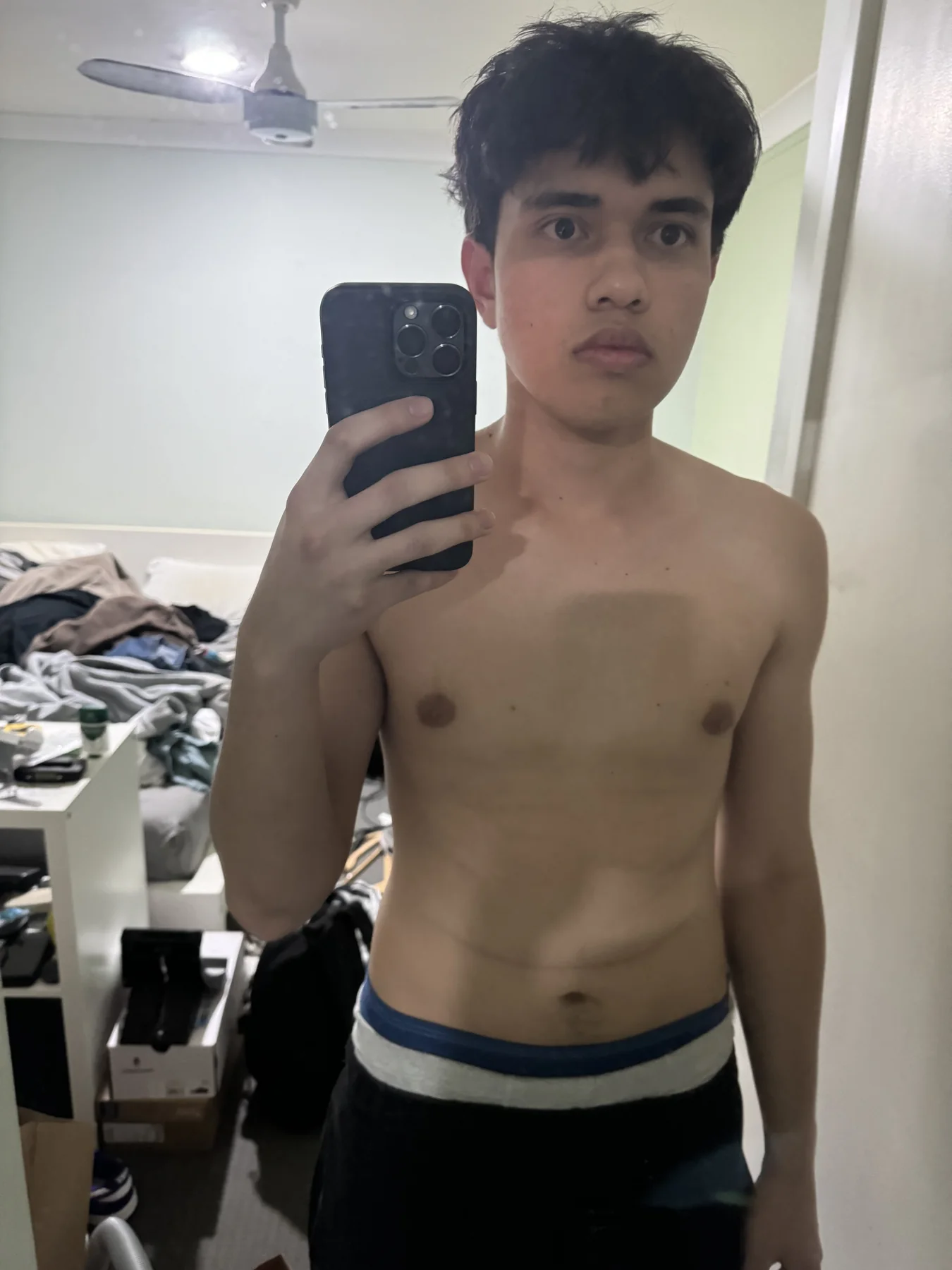 Jaraad before his training transformation